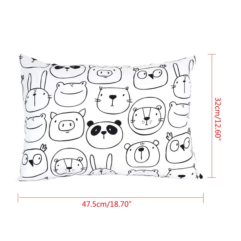 Vỏ Gối Ngủ Cotton Siêu Mềm Mại Cho Bé Sơ Sinh
