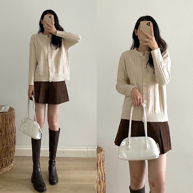 Áo cardigan len vặn thừng _ A0341 | BigBuy360 - bigbuy360.vn