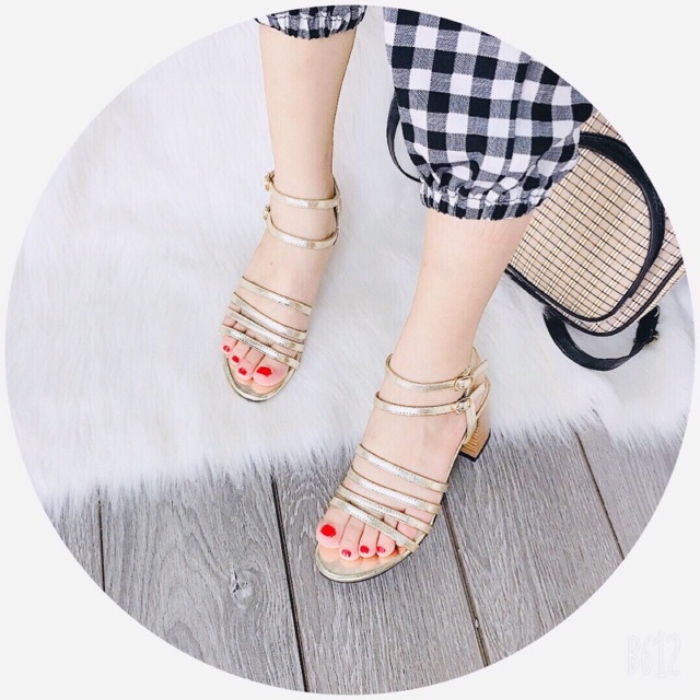 Sandal dáng pedro quai mảnh