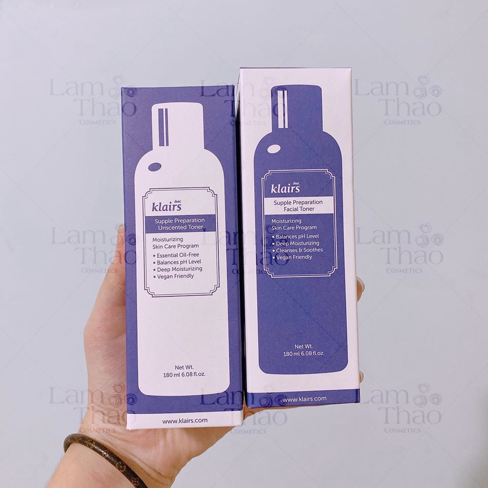 Nước Hoa Hồng Klairs Supple Preparation Facial Toner 180ml