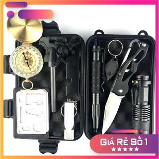 [Đồ dã ngoại bán chạy] hộp sinh tồn 8 món - hàng loại mới nhất