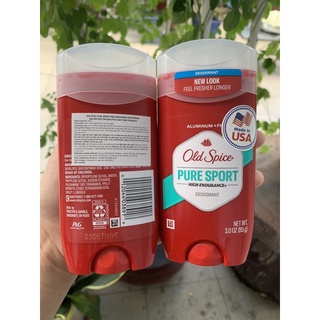 Sáp khử mùi  Old Spice 85gr (Pure Sport)