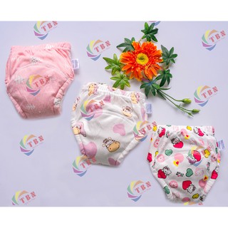 Combo 5 Quần bỏ bỉm - 6 lớp Goodmama size 80 90 100 cho bé từ 5-14kg
