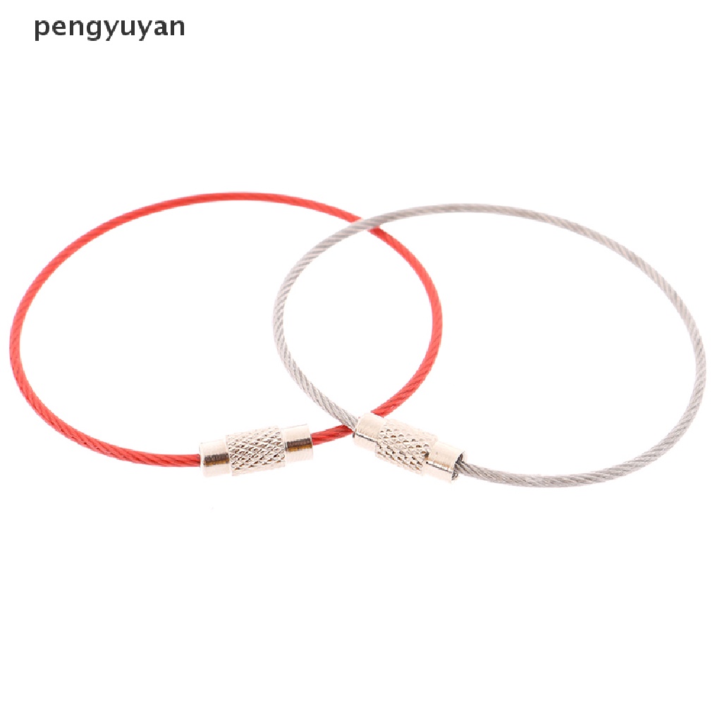Bộ 10 Móc Khóa Bằng Thép Không Gỉ Nhiều Màu Sắc