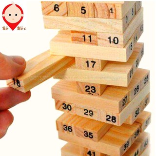 Đồ Chơi Rút Gỗ 48 Thanh Cho Bé Rèn Tính Cẩn Thận Khéo Léo Tăng Khả Năng Sáng Tạo - Shop Bố Mốc