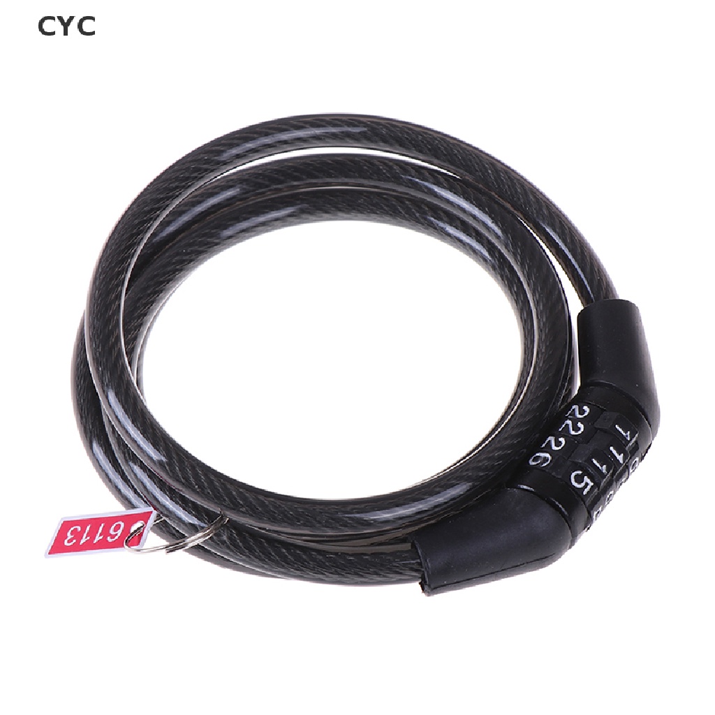 Dây khóa xe đạp với mật khẩu 4 chữ số đảm bảo an toàn