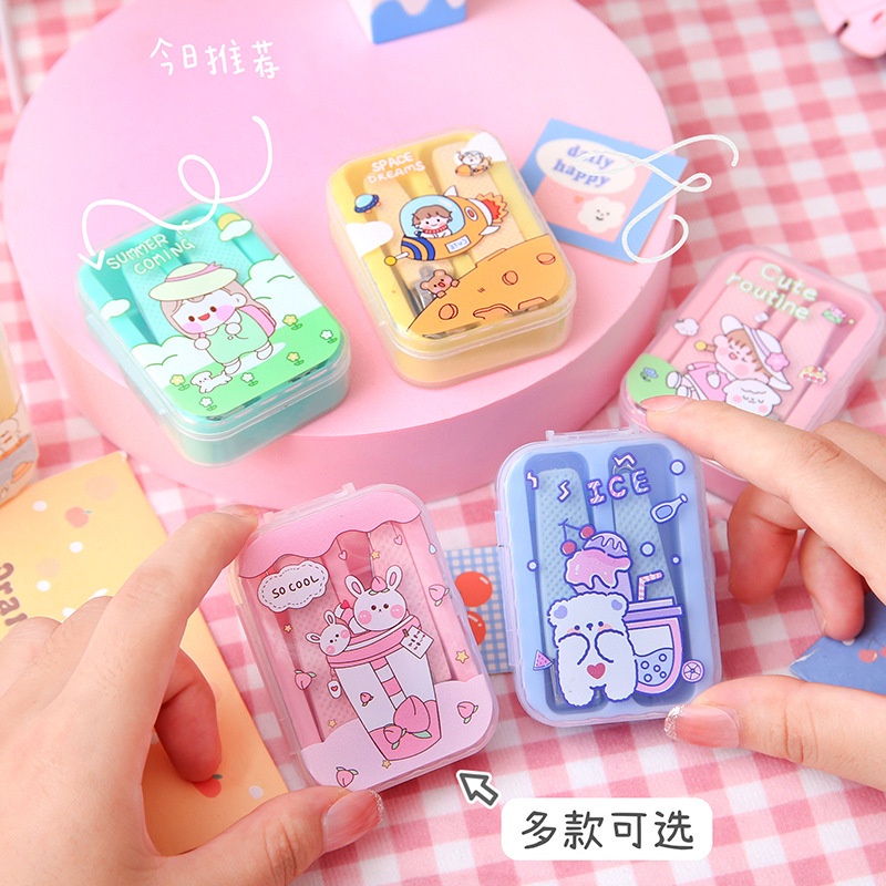 Hộp 2 bấm móng + cắt da xinh xắn nhỏ gọn tiện lợi du lịch-148