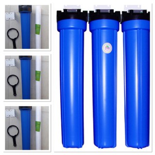 bộ 3 cốc lọc thô 20 ing ren 21 kèm 3 lõi bông