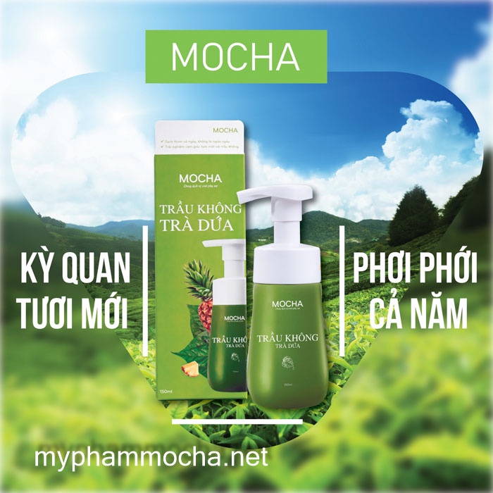 Dung dịch vệ sinh trầu dứa MOCHA - tặng nước hoa vùng kín