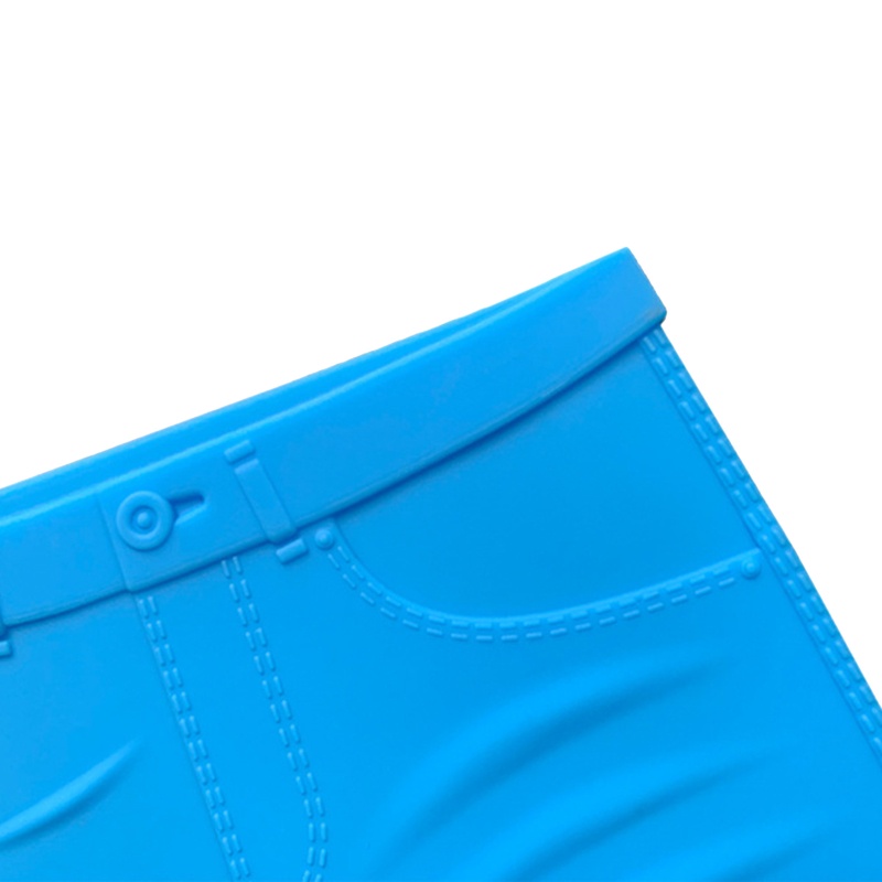 Tấm Lót Bàn Ăn Bằng Silicon Cách Nhiệt Chống Bỏng Họa Tiết Hoạt Hình Quần Jean xiangbao