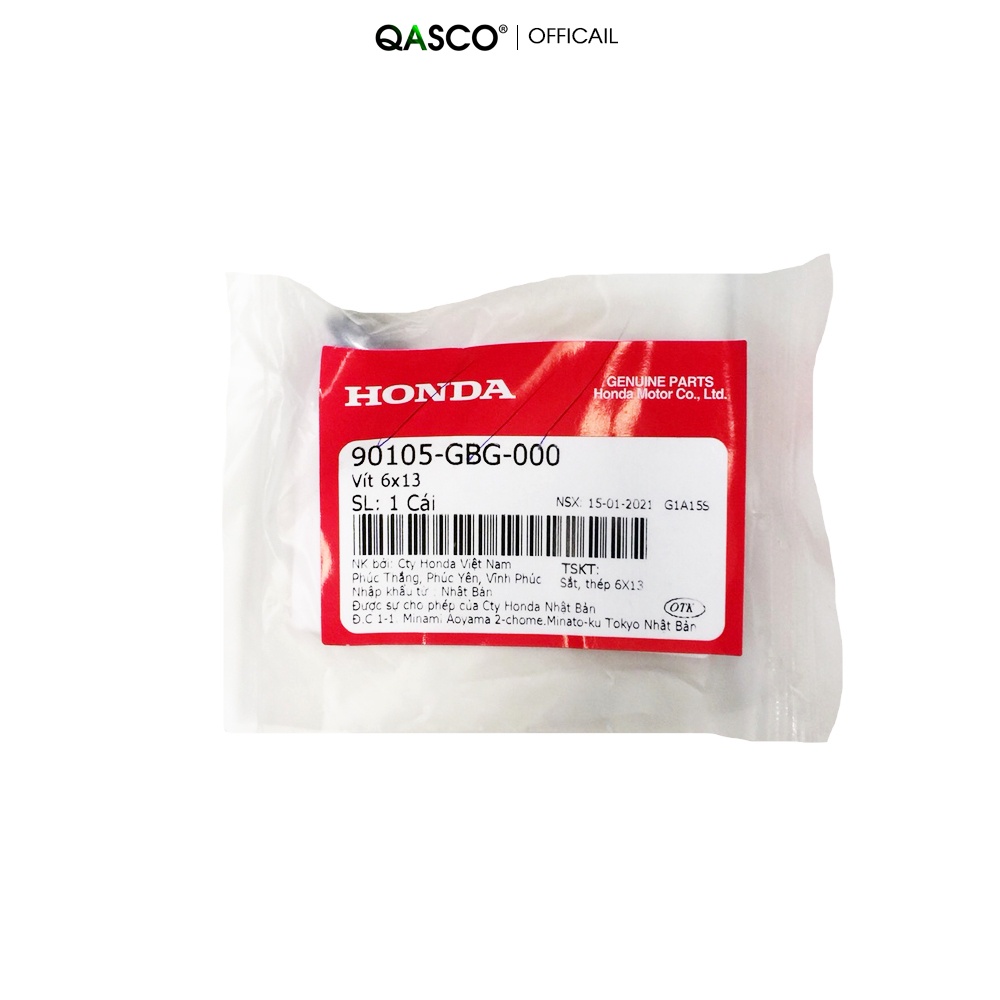 Vít HONDA SH125 / 150 kích cỡ 6x13mm  QA(90105GBG000) _( 339)