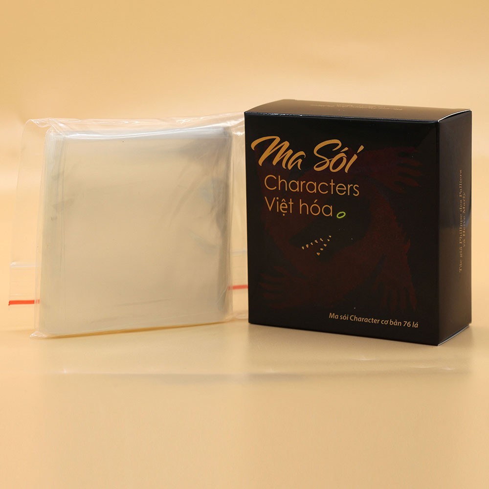 Bài Combo Ma sói character việt hóa + 1 xấp sleeves bọc bài (100 bọc/sấp)