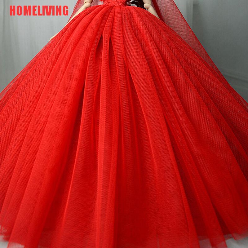 Đầm Cưới Cho Búp Bê 11 &quot;Tỉ Lệ 1 / 6