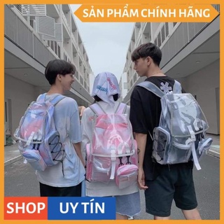 Balo Banawa 3 màu loang - Tie Dye See Thru Backpack vukita157
