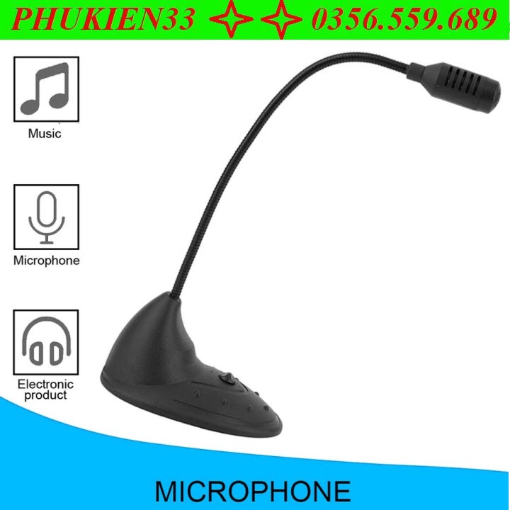 Microphone cổ ngỗng nhỏ gọn cho máy tính T21