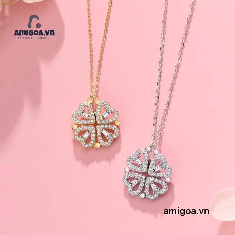 ✨✨Vòng cổ Mặt Hình Cỏ Bốn Lá Xinh Xắn Cho Nữ
