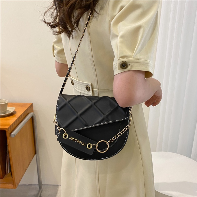 Túi Đeo Vai 2022 Màu Sắc Retro Phong Cách Phương Tây Thời Trang