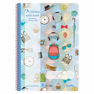 [sỉ ib] Vở kẻ ngang Klong Winner - 80 trang; Ms 560H