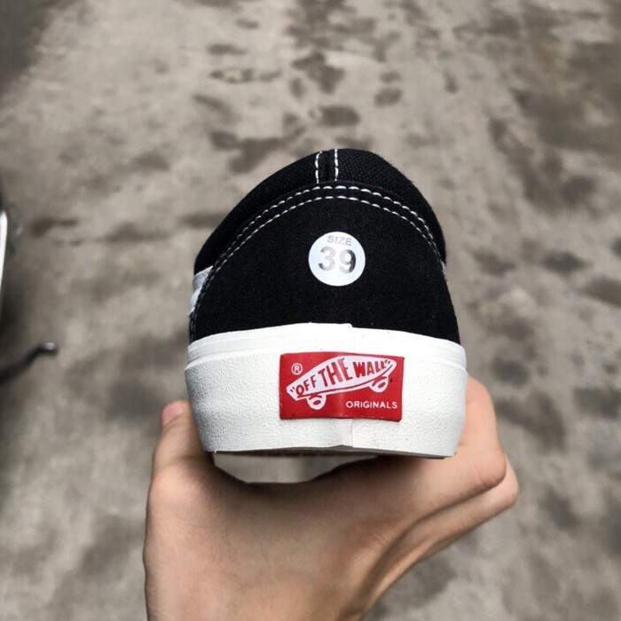 Giày 𝐕𝐀𝐍𝐒 Caro lười viền trắng, vans buộc giây ,giày thể thao nam nữ 2021 sezi 36_43 full box bill