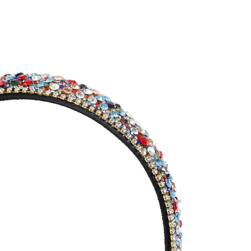 Băng đô cài tóc đính đá nhiều màu sắc/ màu bạc xinh xắn thời trang