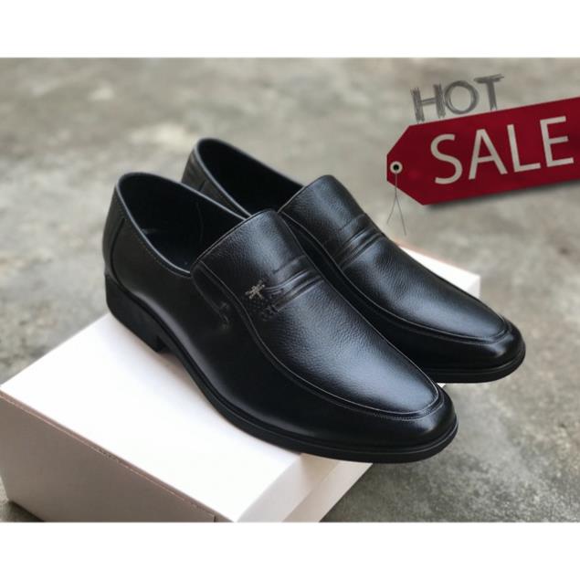 Giày da trung niên da bò cao cấp - Miễn Phí ship ( Bảo Hành 12 tháng - Ảnh thật ) p