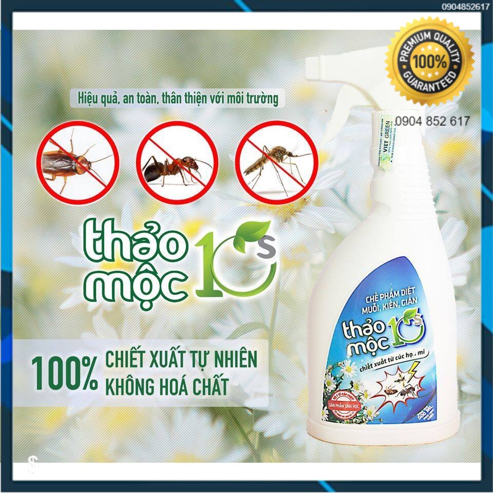 Thảo mộc diệt muỗi, kiến, gián hiệu quả tức thì 10 giây  Hữu cơ sinh học