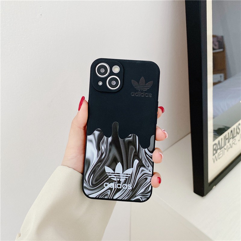 Ốp điện thoại silicone Nike & Adidas thời trang thích hợp cho iPhone 7 8 + 14 Plus X XR XS Max 11 Pro Max SE 12 13 14 Pro Max