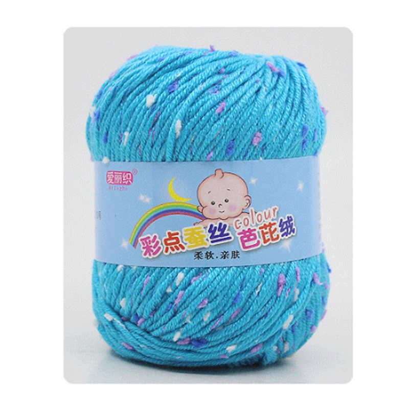 Cuộn Len Đan Sợi Móc Nhiều Màu Sắc 50g