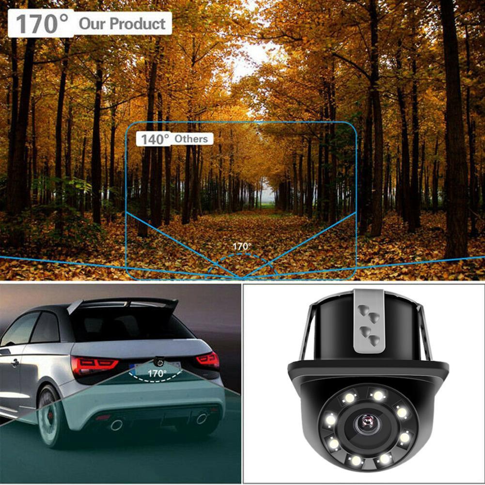 Camera chiếu hậu hình tròn U1X0 chống thấm nước với 8 đèn LED hỗ trợ tầm nhìn ban đêm cho xe hơi E1B8
 | BigBuy360 - bigbuy360.vn