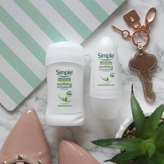Lăn Khử Mùi Simple Soothing Anti-Perspirant Deodorant 48h