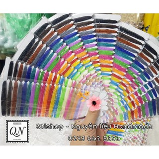 Vỉ kim chỉ khâu 21 màu , nguyên liệu Handmade