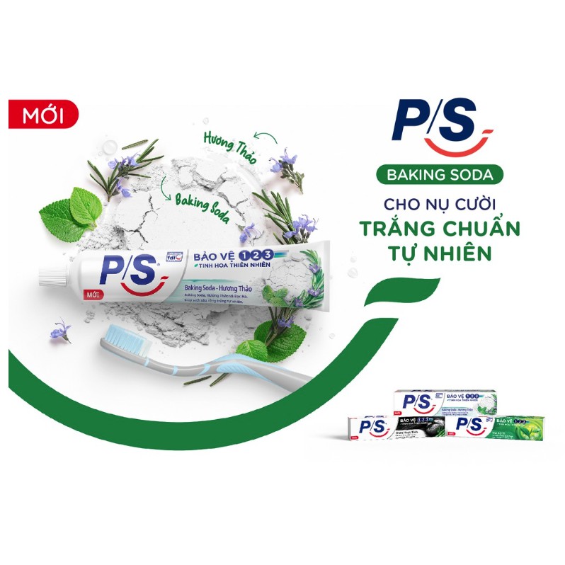 Kem Đánh Răng P/S Bảo Vệ 123 Baking Soda - Hương Thảo 180g