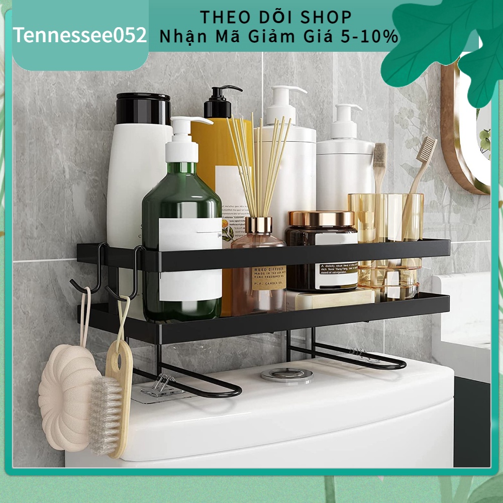 [Hàng HOT] Kệ để đồ nhà tắm gác bồn cầu siêu tiện lợi Tiết kiệm không gian【Tennessee052】