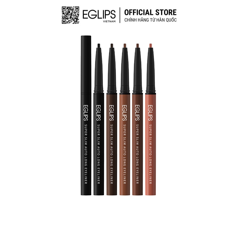 Kẻ mắt Eglips Super Slim Auto Long Eyeliner 0.12g