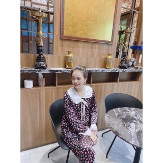 BỘ SATIN LỤA TIỂU THƯ CỔ BÈO