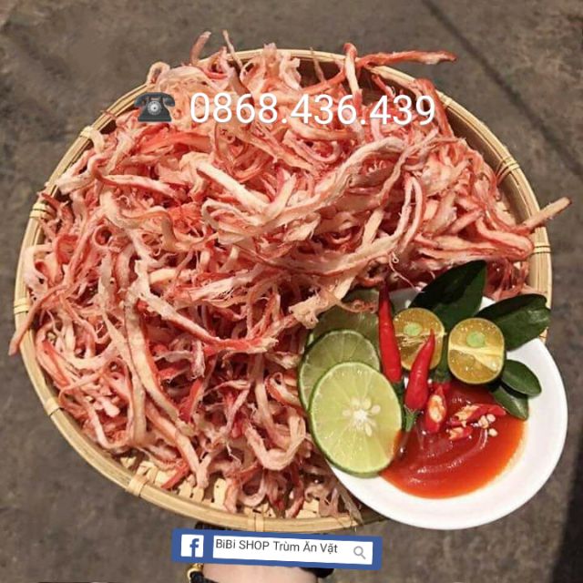 MỰC XÉ SỢI HẤP NƯỚC DỪA--150gr