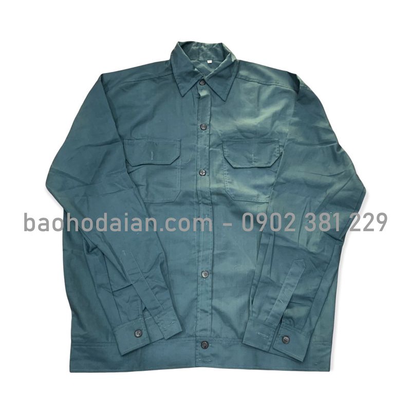 Áo đồng phục công vải si giá rẻ, thoáng mát