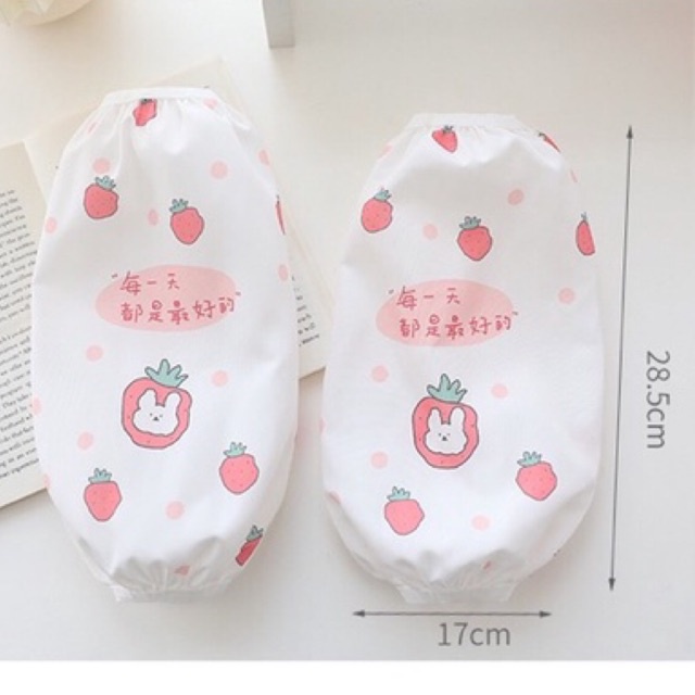 PVN33408 BAO ỐNG TAY ÁO CHỐNG BẨN CHỐNG THẤM CUTE  (màu ngẫu nhiên) T2