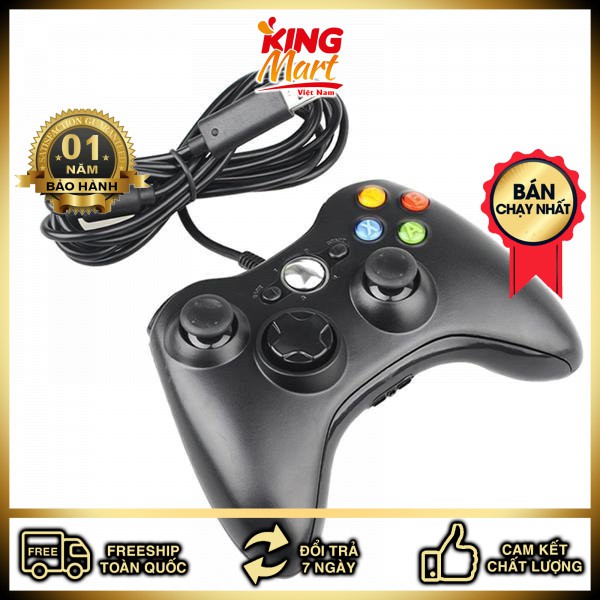 Tay cầm chơi game USB Gamepad Kingmart