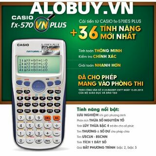 MÁY TÍNH CASIO FX 500VN PLUS .