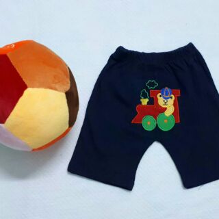 Set 5 quần lửng thêu mông thú bé trai/ gái