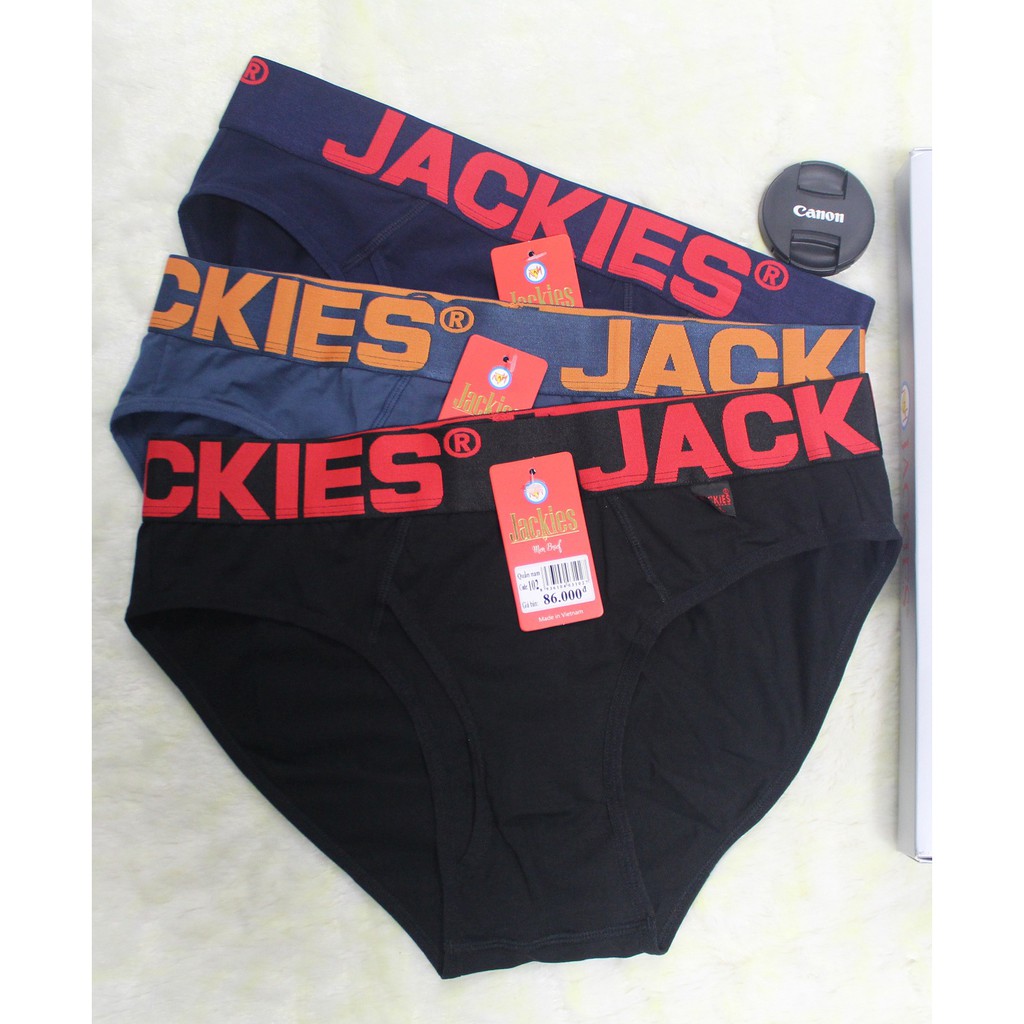 Combo 3 quần lót nam cao cấp JACKIES 102 lưng lớn