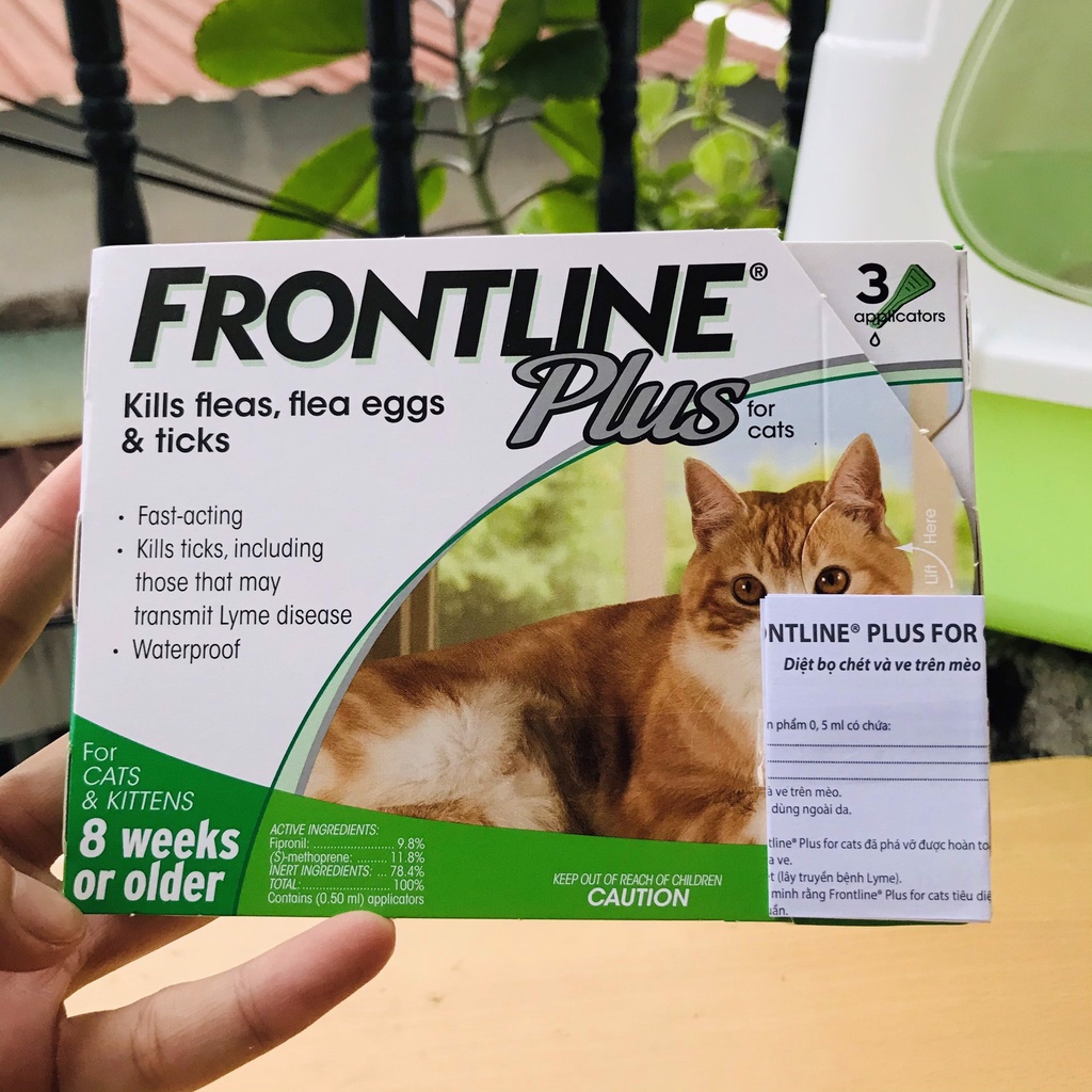 NHỎ GÁY CHO MÈO FRONTLINE PLUS (1 tuýp)