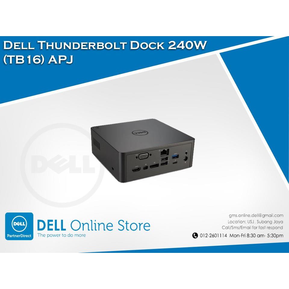 Đế kết nối DELL Business Thunderbolt Dock TB16 kèm sạc 180W