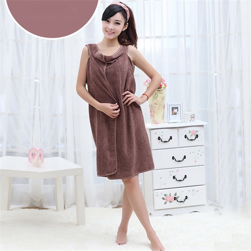 1 Khăn Tắm Quấn Sợi Nhỏ Siêu Thấm Hút Nhanh Khô