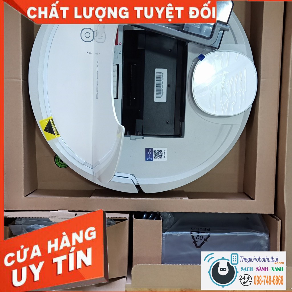 Robot Hút Bụi Lau Nhà Deebot Ecovacs DN33 (Ozmo 900) Chính Hãng, Hàng Trưng bày, [ App Tiếng ViệT ]