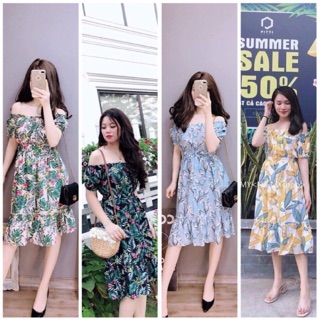 Váy bẹt vai