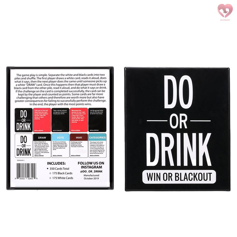 Set trò chơi Board Game "Do Or Drink" độc đáo