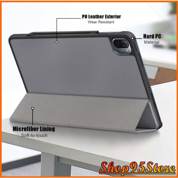 Bao da Xiaomi Pad 5 pro MiPad5 pro 11 inch 2021 nắp nam châm cover tự đống đóng mở màn hình
