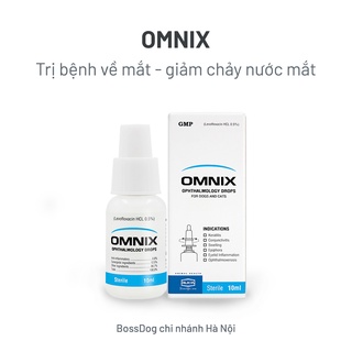 Nhỏ mắt cho chó mèo alkin omnix - mọi dòng chó poodle, pom, pug, corgi v.v... | bossdog